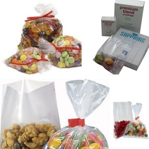 Poly bags clear - poly,
