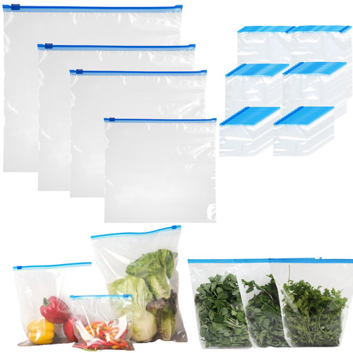 Zip lock food storage - food, freezer